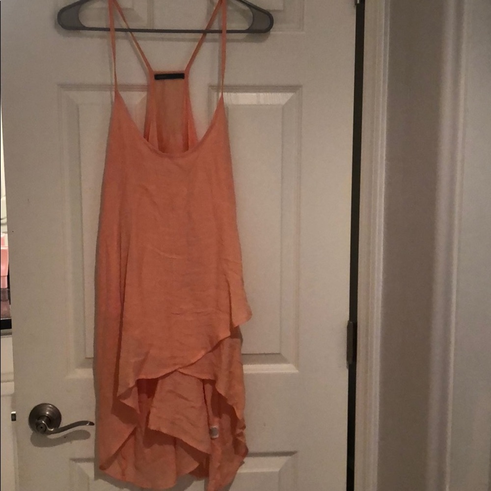 Light orange dress
